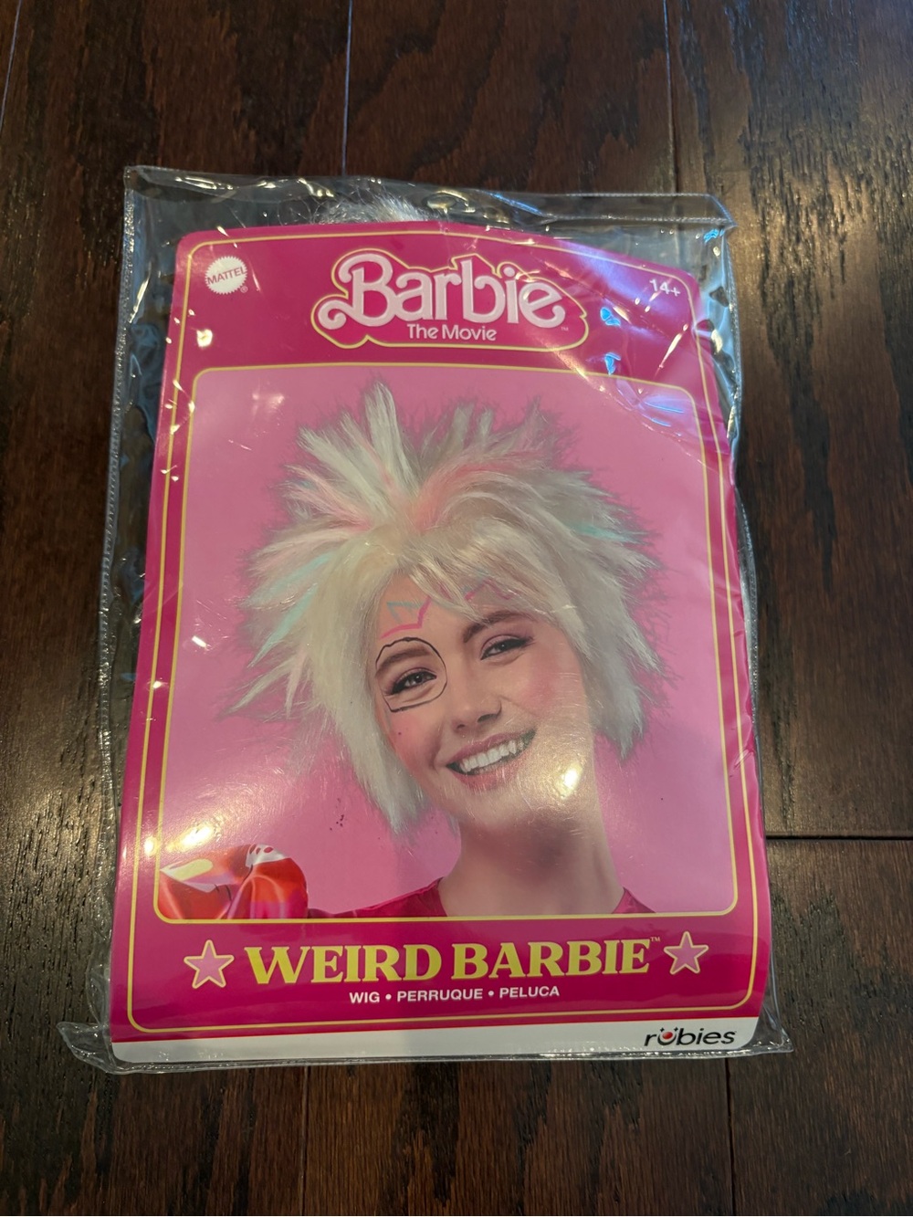 NEW Barbie Movie: Weird Barbie Wig for Adults Women's Rubies Halloween Costume